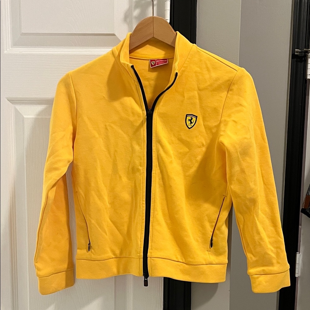 Ferrari Bright Yellow Jacket with Logo